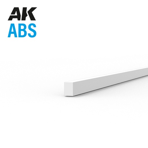 [AK6713] Strips 0.75 x 0.50 x 350mm - ABS Strip