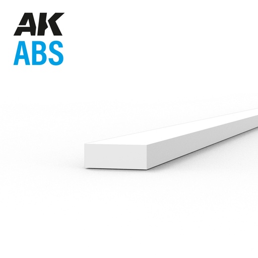[AK6715] Strips 0.75 x 2.00 x 350mm - ABS Strip