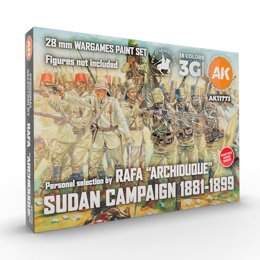 [AK11773] Sudan Campaign 1881-1899 - Signature Set By Rafa "Archiduque"