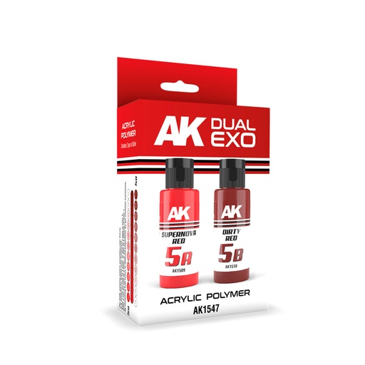 [AK1547] Supernova Red & Dirty Red Dual Exo Set