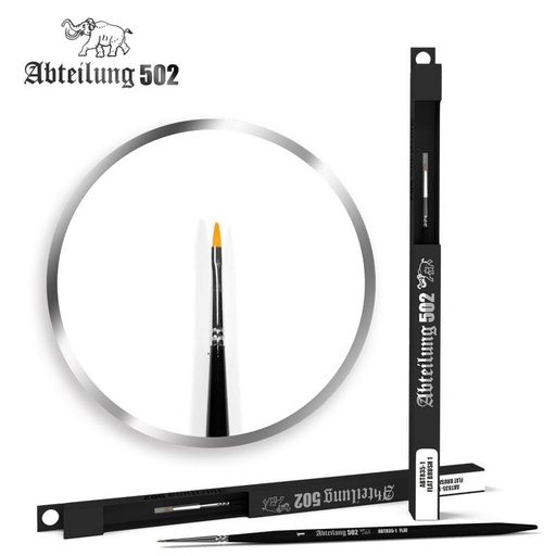 [ABT835-1] Synthetic Brushes - Flat Brush 1