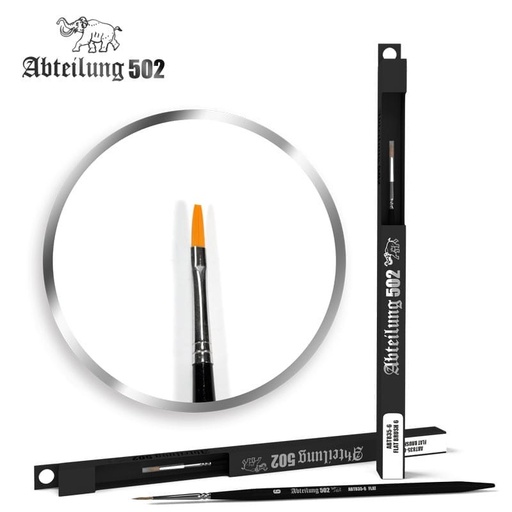 [ABT835-6] Synthetic Brushes - Flat Brush 6