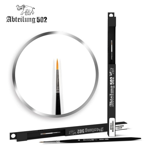 [ABT830-4] Synthetic Brushes - Round Brush 4