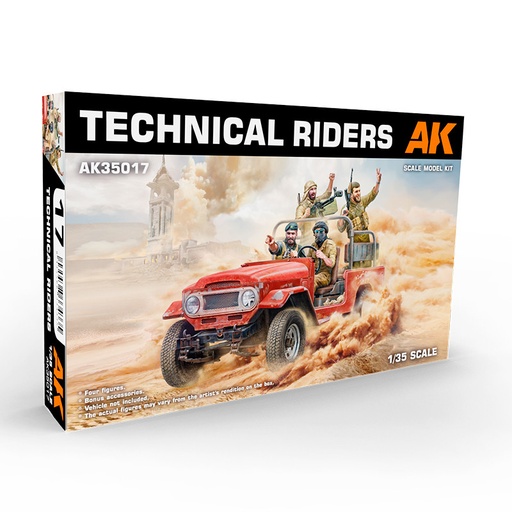 [AK35017] Technical Riders 1/35