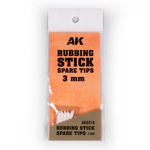 [AK9318] Tools - Rubbing Stick Spare Tips 3mm
