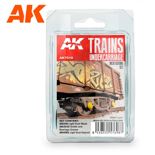 [AK7010] Trains Weathering ships Sets - UNDERCARRIAGE