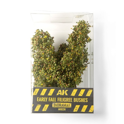 [AK8238] Tufts - EARLY FALL FILIGREE BUSHES 1:35