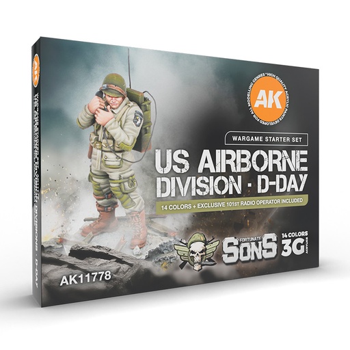 [AK11778] US AIRBORNE DIVISION D-DAY - Wargame Starter SET