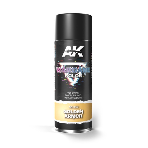 [AK1052] Wargame Colors - Golden Armor Spray 400ml