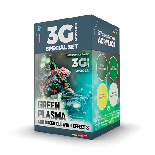 [AK1064] Wargame set - GREEN PLASMA AND