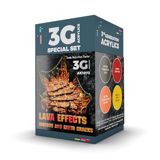 [AK1072] Wargame set - LAVA EFFECTS