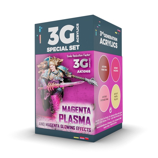 [AK1068] Wargame set - MAGENTA PLASMA AND