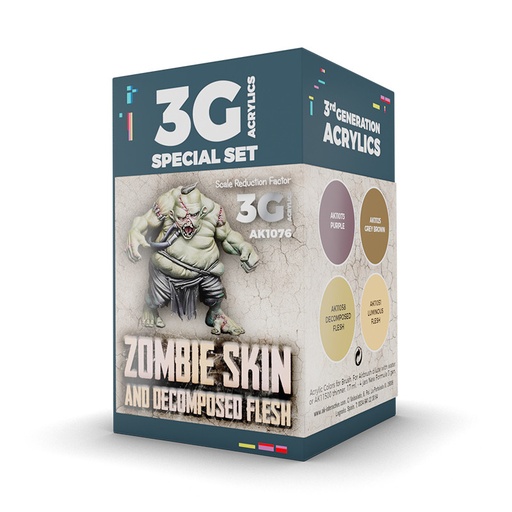 [AK1076] Wargame set - ZOMBIE SKIN