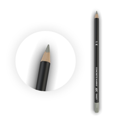 [AK10027] Weathering pencils - Watercolor Pencil Concrete Marks