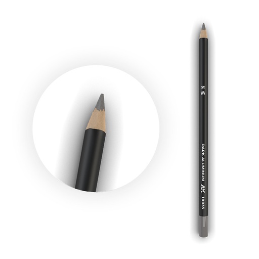 [AK10035] Weathering pencils - Watercolor Pencil Dark Aluminum Nickel