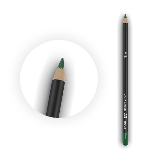 [AK10008] Weathering pencils - Watercolor Pencil Dark Green