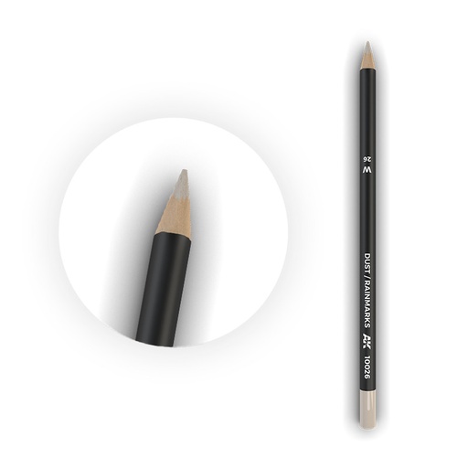 [AK10026] Weathering pencils - Watercolor Pencil Dust-Rainmarks