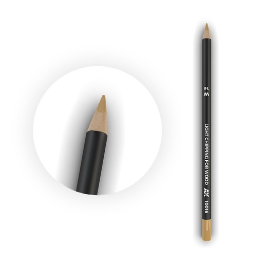 [AK10016] Weathering pencils - Watercolor Pencil Light Chipping for wood