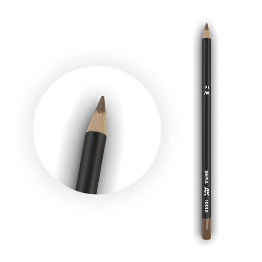[AK10010] Weathering pencils - Watercolor Pencil Sepia