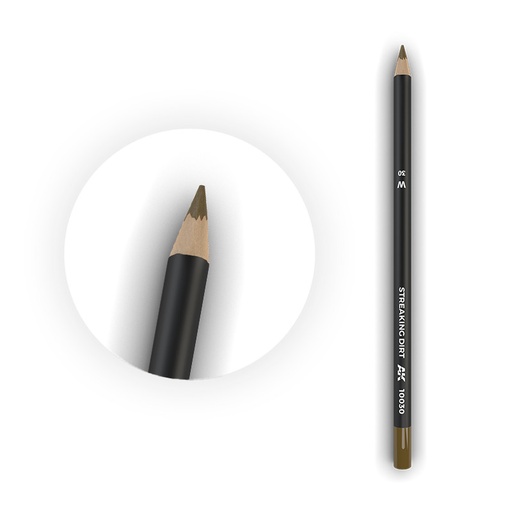 [AK10030] Weathering pencils - Watercolor Pencil Streaking Dirt