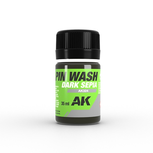 [AK324] Weathering products - Dark Sepia Pin Wash