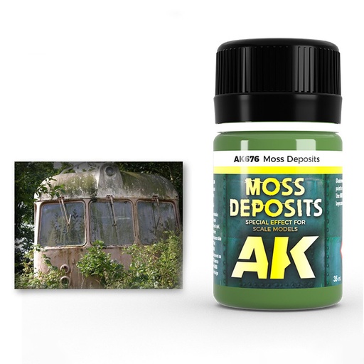 [AK676] Weathering products - MOSS DEPOSIT