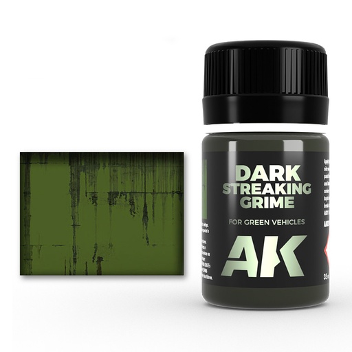 [AK024] Weathering products - STREAKING GRIME FOR DARK VEHICLES