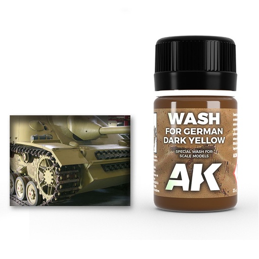[AK300] Weathering products - WASH FOR DARK YELLOW VEHICLES