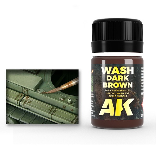 [AK045] Weathering products - WASH FOR GREEN VEHICLES