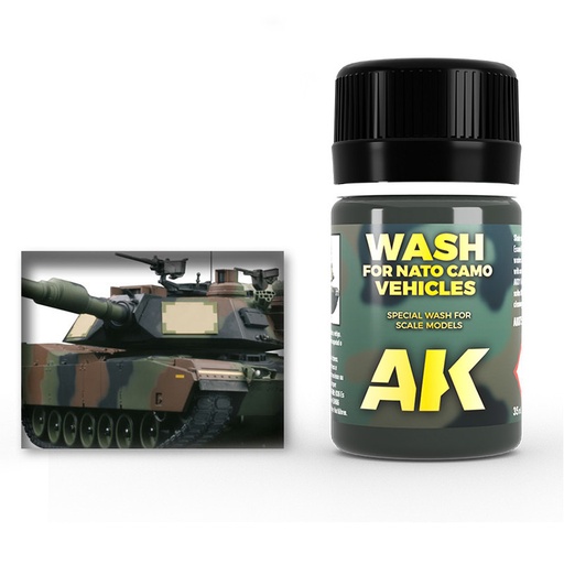 [AK075] Weathering products - WASH FOR NATO VEHICLES