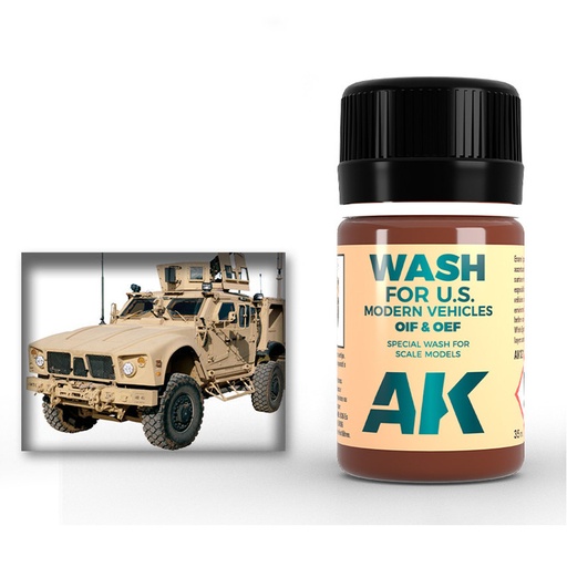 [AK121] Weathering products - WASH FOR OIF & OEF - US VEHICLES