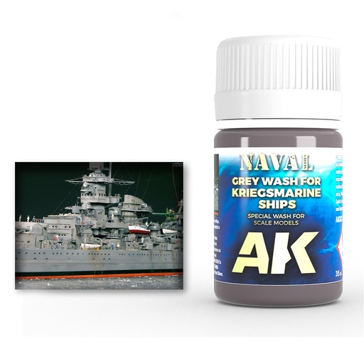 [AK303] Weathering products for ships - GREY WASH FOR KRIEGSMARINE SHIPS