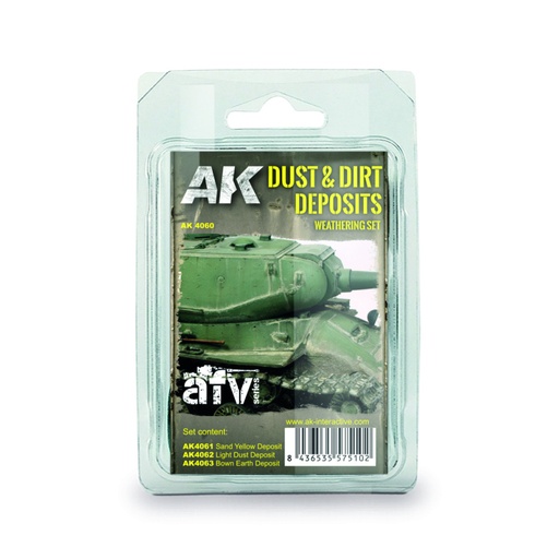 [AK4060] Weathering Sets - DUST AND DIRT DEPOSITS WEATHERING SET