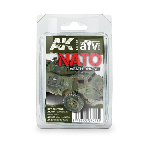 [AK073] Weathering Sets - NATO WEATHERING SET