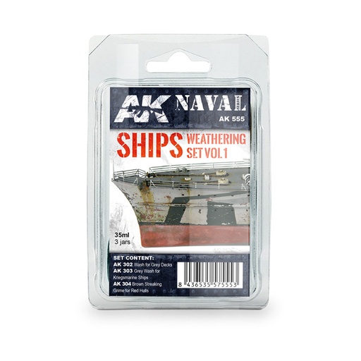 [AK555] Weathering Sets - SHIPS VOL.1 WEATHERING SET