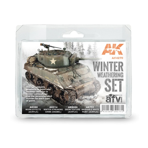 [AK4270] Weathering Sets - WINTER WEATHERING SET