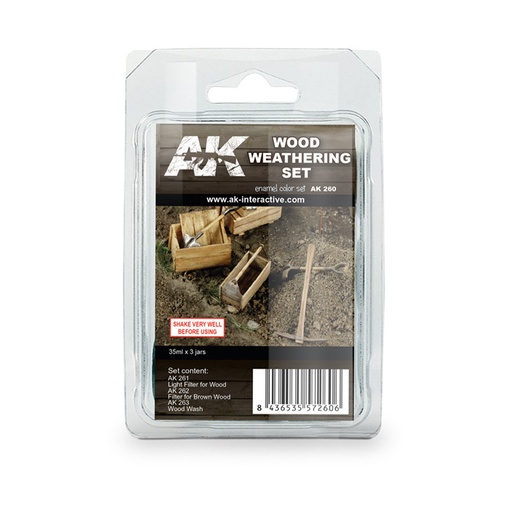 [AK260] Weathering Sets - WOOD WEATHERING SET