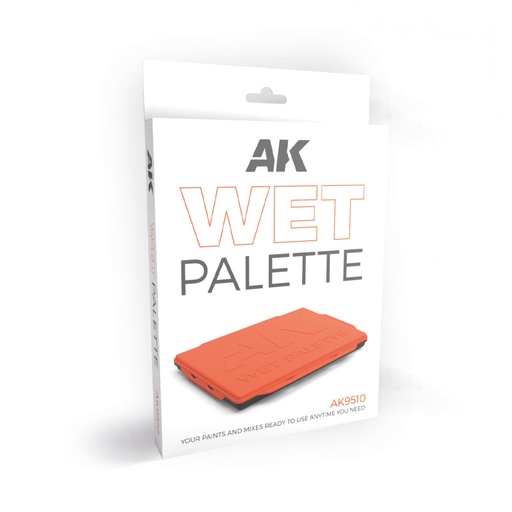 [AK9510] WET PALETTE (Includes 40 papers sheets + 2 wipes)
