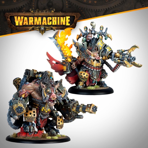 [SFIK-MER101] Warmachine: Emperor Carver Ultimus Esquire III & War Boar MMD47