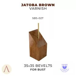 [SBS-027] SBS-027 Complements JATOBA BROWN VARNISH-35X35 BEVEL 75 BUST