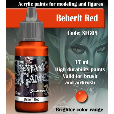 [SFG-05] SFG-05 Paints BEHERIT RED