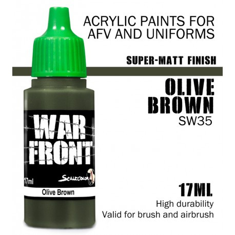 [SW-35] SW-35 Paints OLIVE BROWN