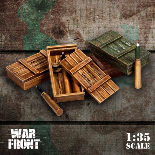 [SW35-009] SW35-009 Figures GERMAN SUPPLIES - AMMO BOXES AND AMMUNITIONS 2
