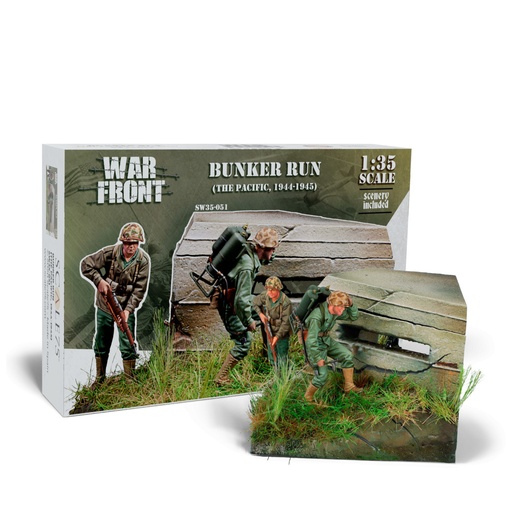 [SW35-051] SW35-051 Figures BUNKER RUN (THE PACIFIC 1944-1945)