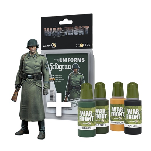 [SWPACK-001] SWPACK-001 Figures PACK ROTTENFÜHRER + FELDGRAU PAINT SET