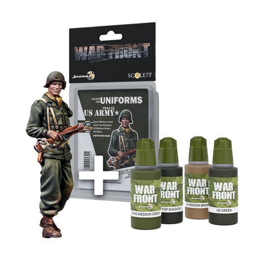 [SWPACK-007] SWPACK-007 Figures PACK US LIEUTENANT + US ARMY 1944-1945 PAINT SET 