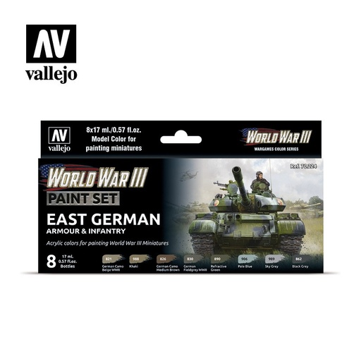 [70224] 70224 Model Color - East german Armour & Infantry Paint set Old