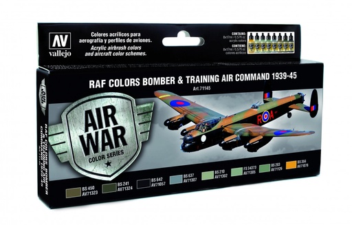[71145] 71145 Model Air - Bomber Air Command & Training Air Command 1939-45 Paint set