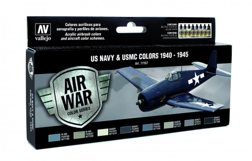 [71157] 71157 Model Air - US Navy & USMC WWII 1940-1945 Paint set