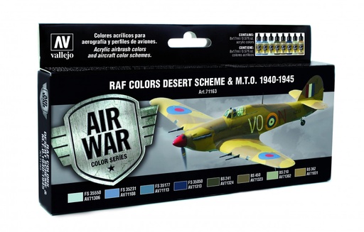 [71163] 71163 Model Air - WWII RAF Desert Paint set